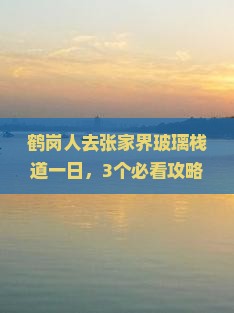 鹤岗去张家界玻璃栈道一日
