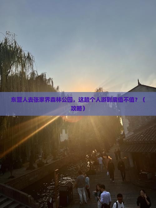 东营去张家界森林公园个人游