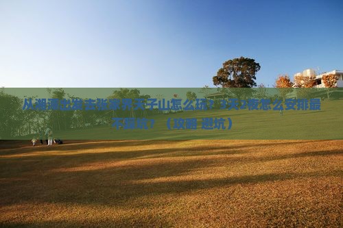 湘潭去张家界天子山旅游
