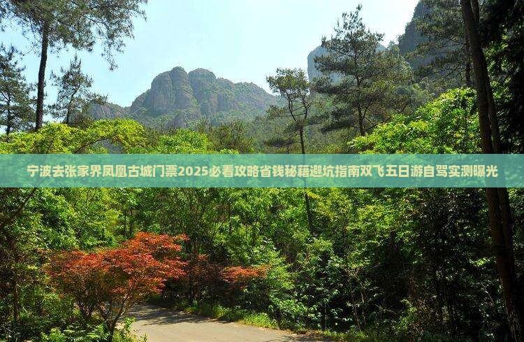 宁波去张家界凤凰古城门票