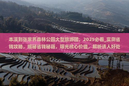 本溪到张家界森林公园大型旅游团