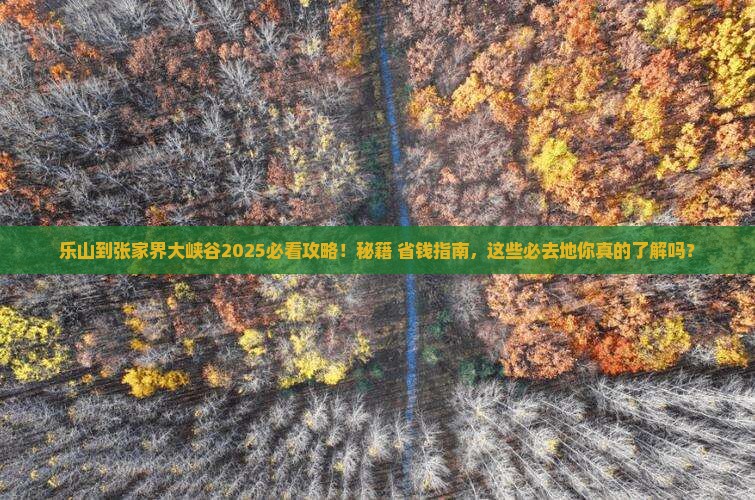乐山到张家界大峡谷必去地