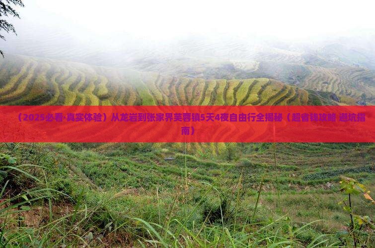 龙岩去张家界芙蓉镇五日游