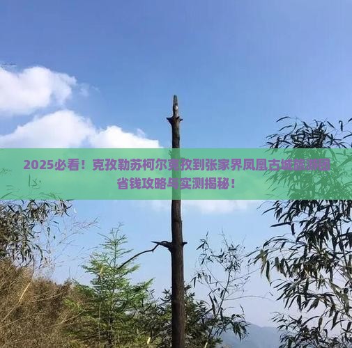 克孜勒苏柯尔克孜到张家界凤凰古城大型旅游团