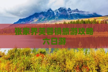 秋天到张家界芙蓉镇六日游