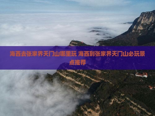 海西去张家界天门山哪里玩