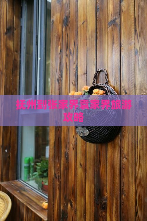 抚州到张家界袁家界个人游