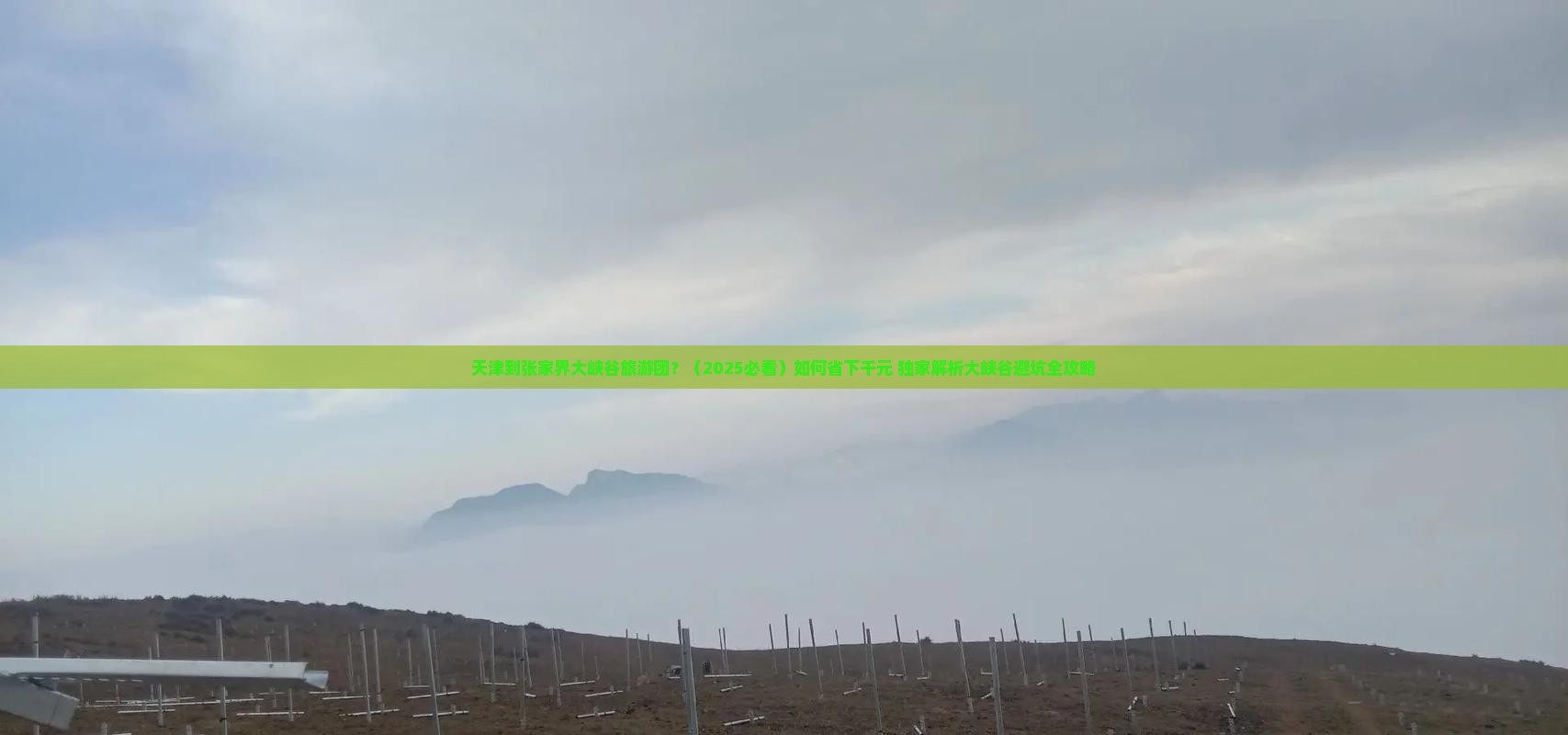 天津到张家界大峡谷大型旅游团