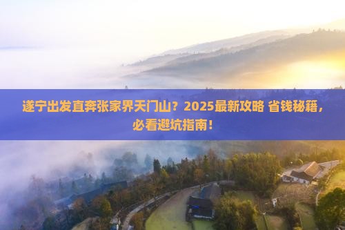 遂宁去张家界天门山旅行社