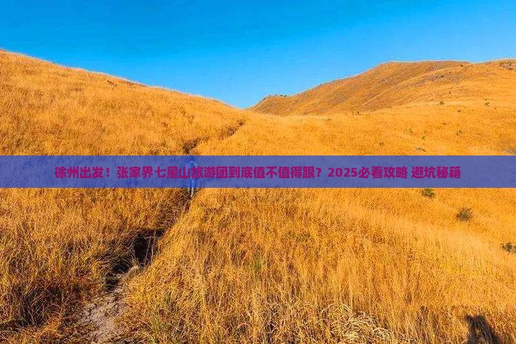 徐州到张家界七星山大型旅游团