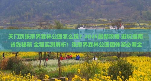 天门到张家界森林公园团体旅游