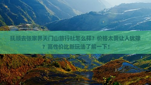 抚顺去张家界天门山旅行社