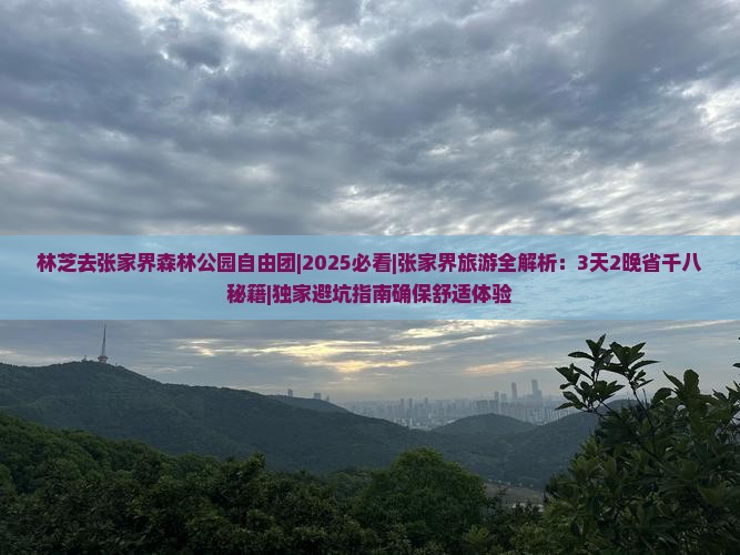 林芝去张家界森林公园自由团