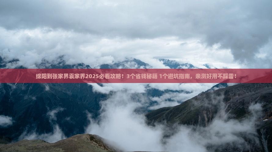 绵阳到张家界袁家界旅行社