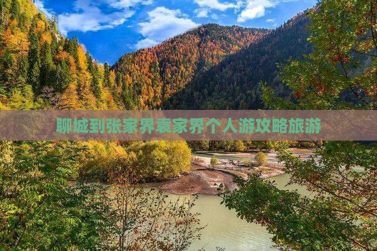 聊城到张家界袁家界个人游