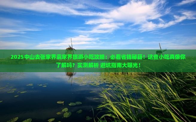 中山去张家界袁家界旅游小吃
