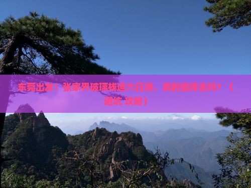东莞到张家界玻璃栈道六日游