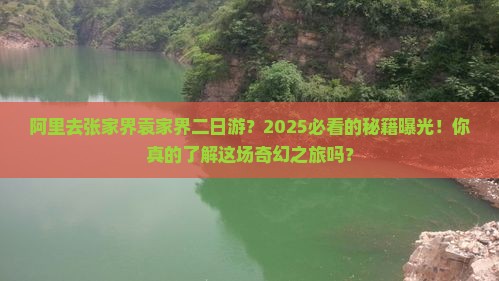 阿里去张家界袁家界二日游