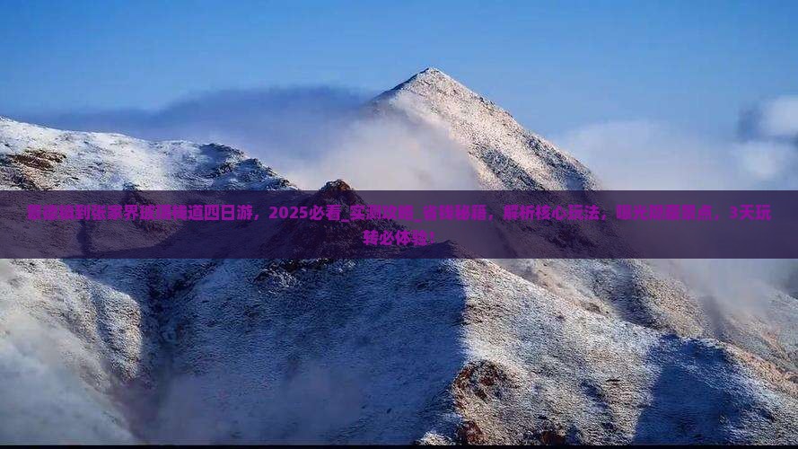 景德镇到张家界玻璃栈道四日游