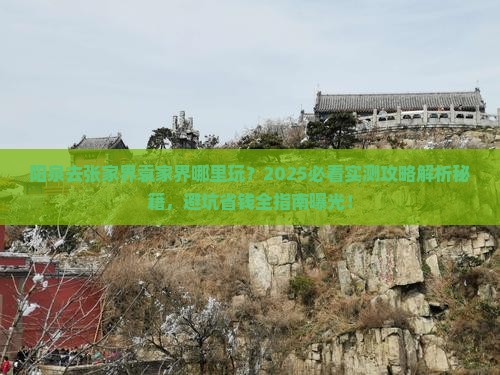 阳泉去张家界袁家界哪里玩