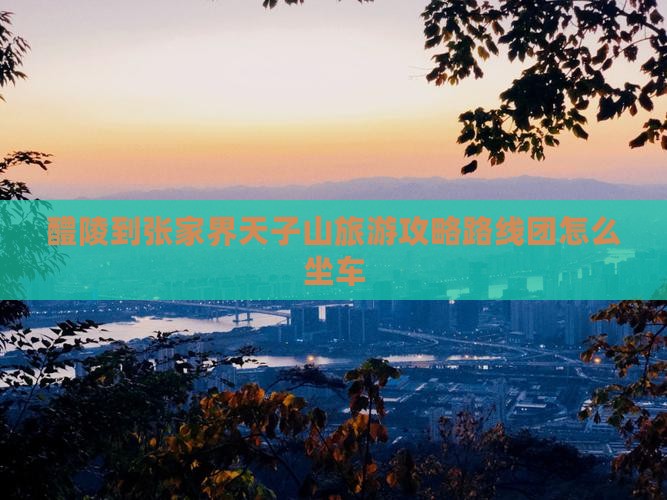醴陵到张家界天子山旅游