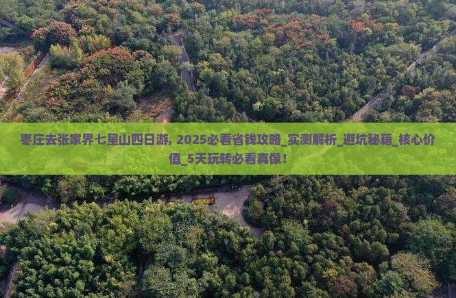 枣庄去张家界七星山四日游