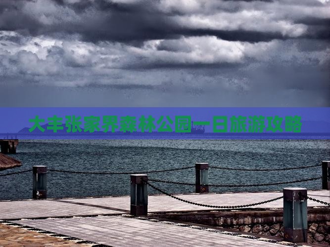 大丰去张家界森林公园一日