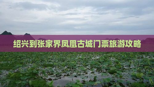 绍兴到张家界凤凰古城门票