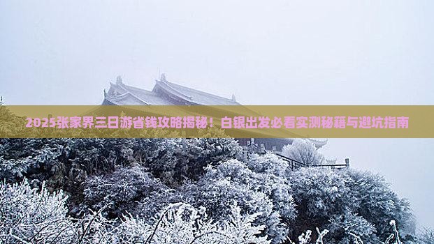 白银去张家界三日游