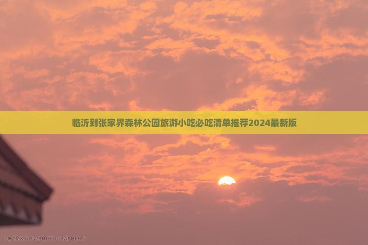 临沂到张家界森林公园旅游小吃