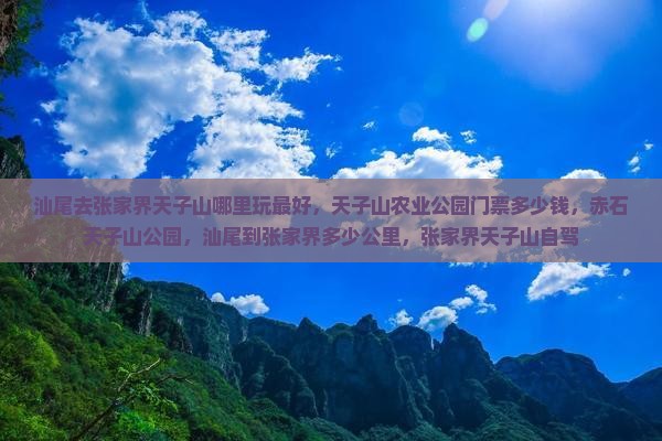 汕尾去张家界天子山哪里玩