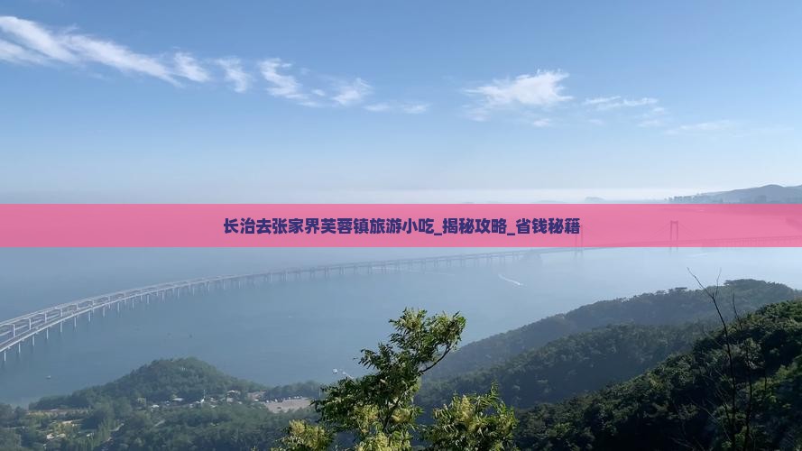 长治去张家界芙蓉镇旅游小吃