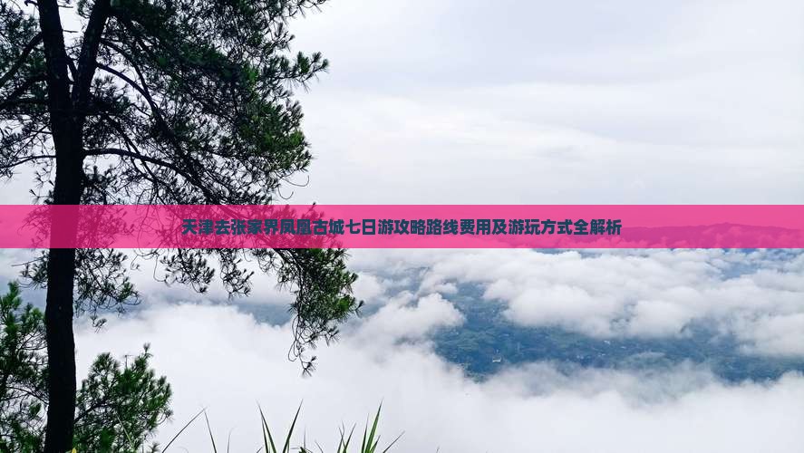 天津去张家界凤凰古城七日游