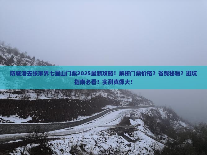 防城港去张家界七星山门票