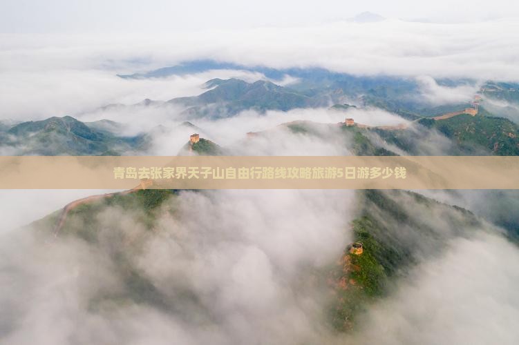 青岛去张家界天子山自由行