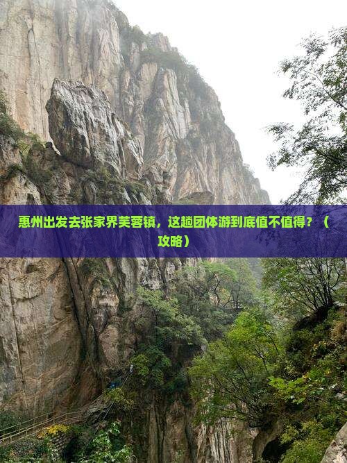 惠州去张家界芙蓉镇团体旅游