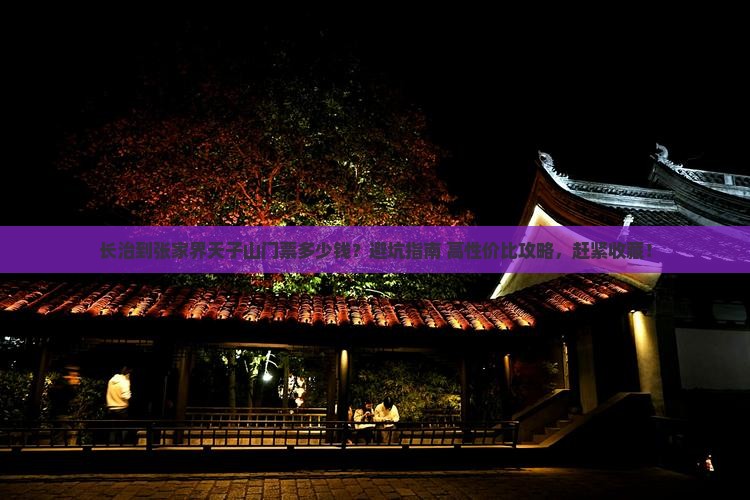 长治到张家界天子山门票