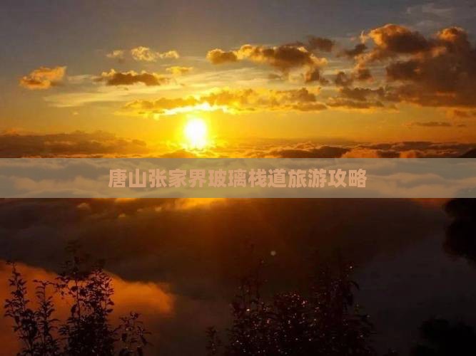 唐山去张家界玻璃栈道景点