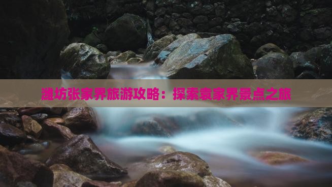 潍坊去张家界袁家界团体旅游