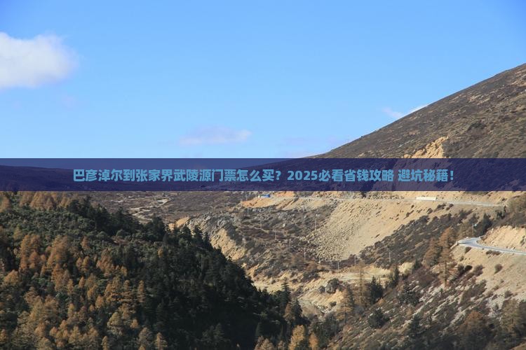 巴彦淖尔到张家界武陵源门票
