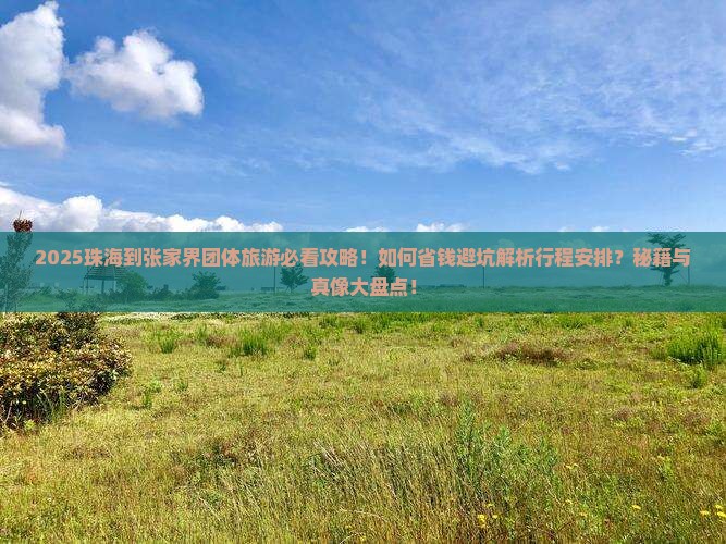 珠海到张家界团体旅游