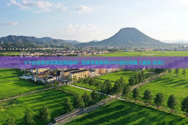 六月去张家界袁家界必去地