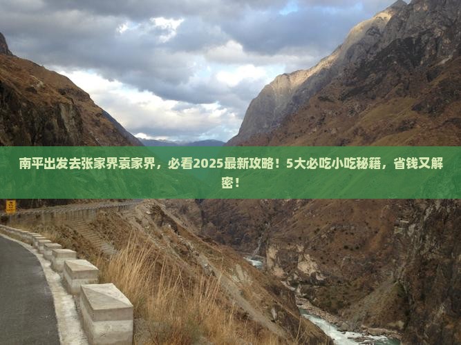 南平去张家界袁家界旅游小吃