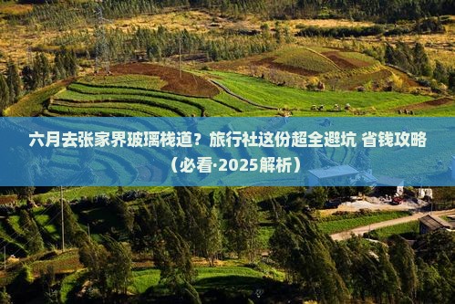 六月去张家界玻璃栈道旅行社