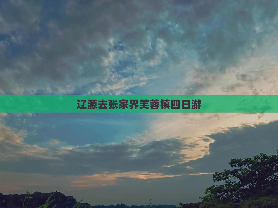 辽源去张家界芙蓉镇四日游