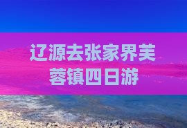 辽源去张家界芙蓉镇四日游
