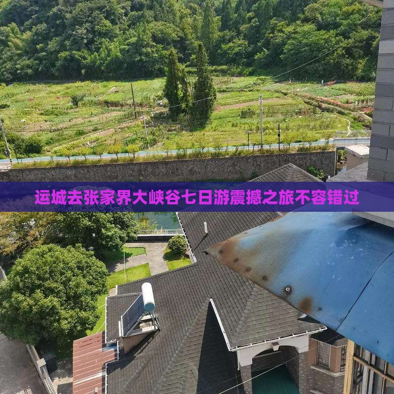 运城去张家界大峡谷七日游