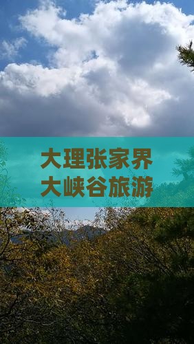 大理去张家界大峡谷个人游