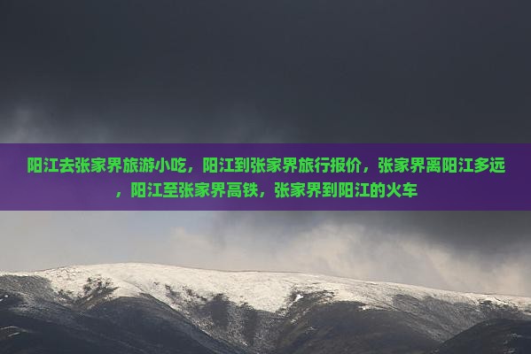 阳江去张家界旅游小吃