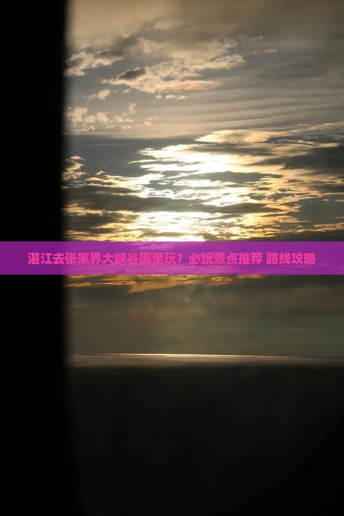 湛江去张家界大峡谷哪里玩 湛江去张家界大峡谷哪里玩